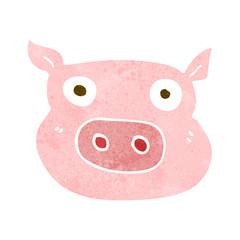 cartoon pig face