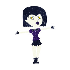 cartoon vampire girl