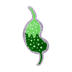 cartoon bubbling stomach