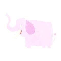 cartoon happy elephant