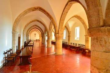 Fototapeta na wymiar abbaye de casamari , dans le latinium, en italie 