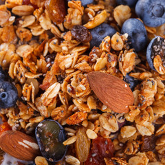 Granola closeup.