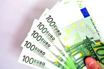 基軸通貨のお札イメージ　ユーロ