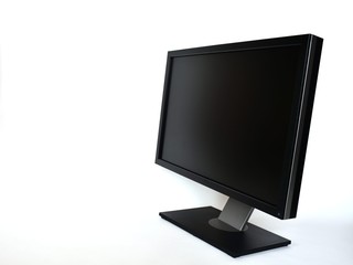 パソコンの黒いモニター