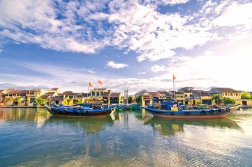Hoi An ancient town, Vietnam. Hoi An, a UNESCO World Heritage site, is a major touristic destination in Central Vietnam.