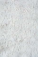 White and grey oil abstract background painting with mixed glass sand, balls for texture.