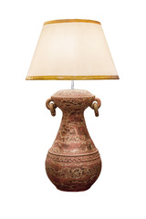 Table lamp isolated