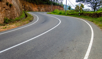Obraz premium Hill country road