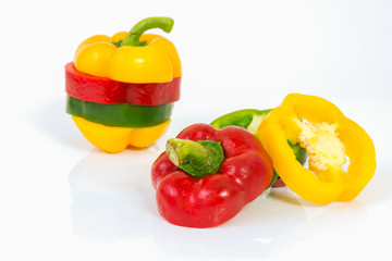 slice sweet peeper isolated