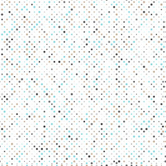 Seamless Vector Scrapbook Round Random Dots Halftone Background