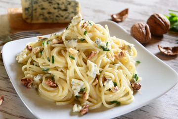 Pasta with gorgonzola