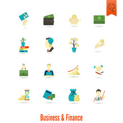 Business and Finance Icon Set