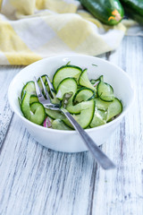 Fresh made Cucumber Salad