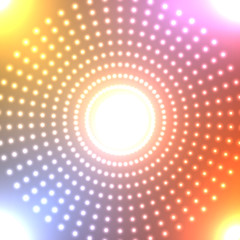 Abstract neon background - bright  arena