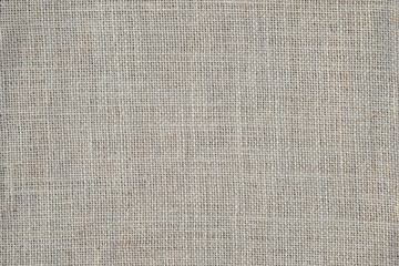 burlap or linen fabric as background