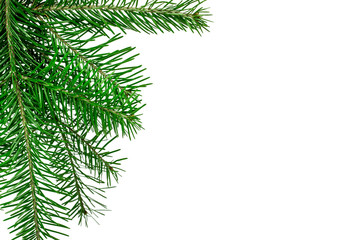 Christmas decoration isolated over white