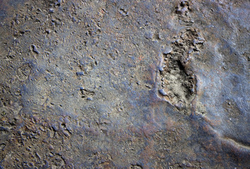 background old rusty holes worn metal iron
