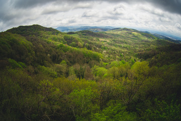 Fototapeta na wymiar Mountain landscape in Georgia