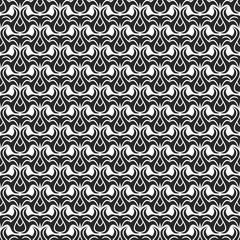 Abstract background - black and white pattern seamless