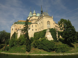 Fototapeta na wymiar Bojnice romantic royal castle, Slovakia