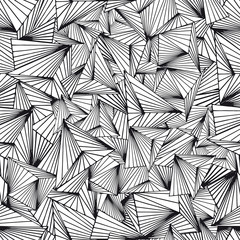 Abstract seamless pattern. Black and white.