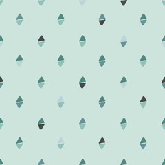 Simple seamless pattern. Pastel green.