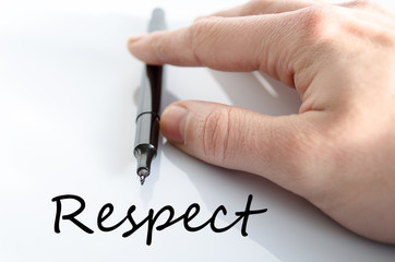 Respect text concept