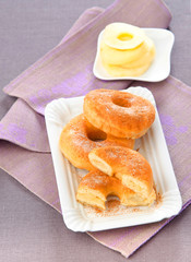 apples in batter slices