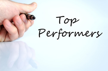 Top performers text concept - 91902398