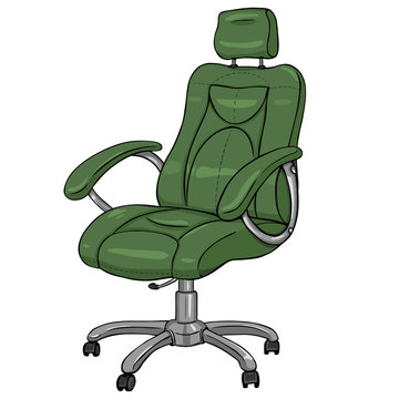 green office chair isolated white background clip art preview