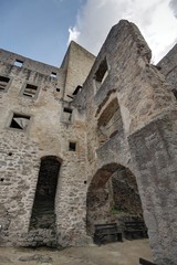 Fototapeta na wymiar Walls of castle