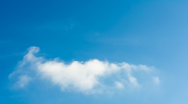 image of blue sky white clouds