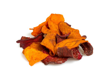 vegetable (carrot, beetroot) crisps