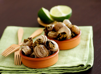 Snails with Garlic Butter