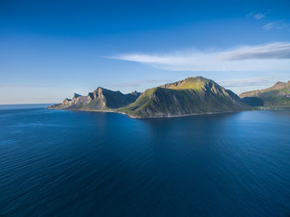 Fototapeta premium Aerial Lofoten