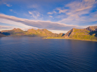 Fototapeta na wymiar Norwegian coast