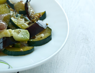 berenjena a la vinagreta