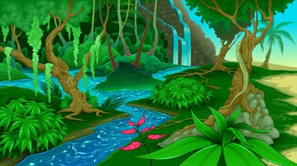 Tuinposter View in the jungle © ddraw