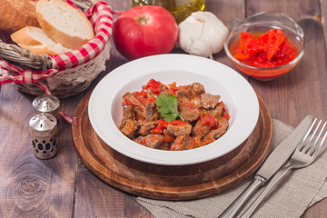 Meat stew with vegetables