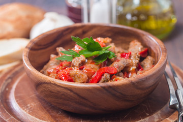 Meat stew with vegetables