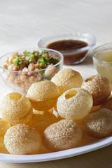 Pani Puri, Golgappe, Chat item, India