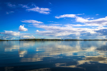 Lake reflection in Sweden