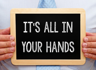 It is all in your hands - Motivation and Career