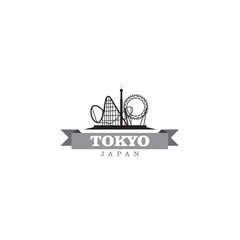Tokyo Japan city symbol vector illustration