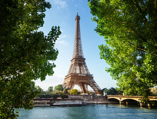 Plakat Eiffel tower, Paris. France