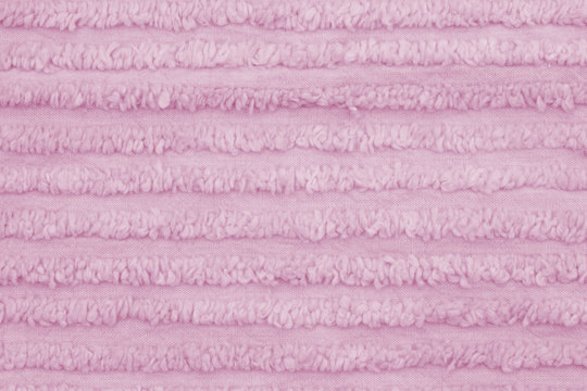 Pink Chenille Fabric Background