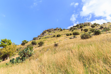 Fototapeta premium Sicilian Landscape near Cefalu, Italy