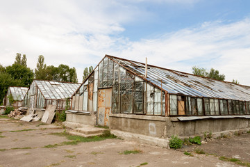 Obraz premium Abandoned greenhouse