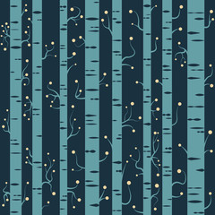 Bäume Hintergrund nahtlos wiederholend Vektor Muster