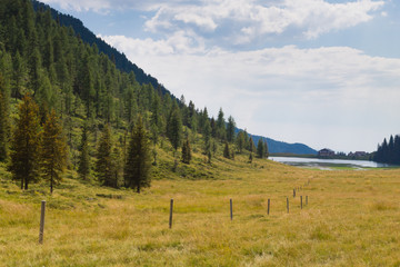 Beautiful alpine panorama